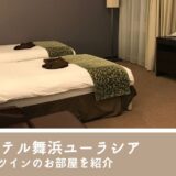 スパ＆ホテル舞浜ユーラシア　スーペリアツインのお部屋紹介